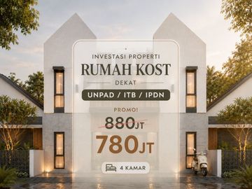 Investasi Rumah Kost 4 Kamar - Kawasan Kampus Jatinangor