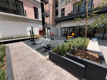 Departamento en Condominio Principia Living District, por Calzada del Ejército cerca de 5 de Mayo