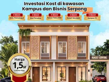 Rumah kost Full Furnished dekat KAMPUS UNPAM