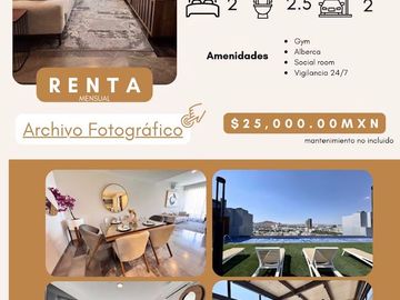 RENTA DE DEPARTAMENTO AMUEBLADO EN ZONA NORTE BASANIA