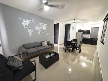 DEPARTAMENTO AMUEBLADO DE 2 RECÁMARAS EN SANTA GERTRUDIS COPÓ
