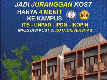 Jual Bangunan Kosan 12 Kamar Dekat UNPAD ITB IPDN Jatinangor