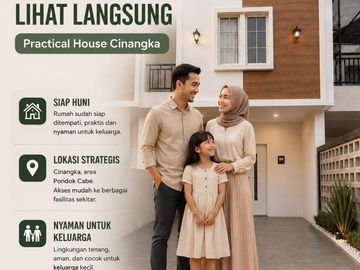 Jual Rumah di Pondok Cabe Cinangka 9 Menit ke Halte TJ Ciputat
