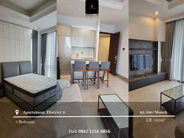 Disewakan Apartement District 8 2BR Full Furnished