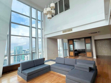 FOR LEASE | Tri-level Penthouse with Infinity Pool at The St. Francis Shangri-La Place in Mandaluyong