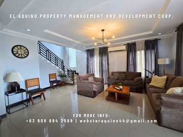 5 BEDROOM HOUSE WITH POOL FOR RENT LOCATED IN A SECURED SUBDIVISION NEAR CLARK ANGELES CITY