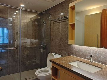 Refurbished 130 SQM 2BR with Wrap-Around Connected Balcony & Parking for Rent at Le Domaine, Salcedo Village, Makati