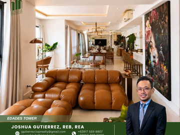 FOR SALE: High-Floor 2 Bedroom Condo Residence in Edades Tower and Garden Villas, Rockwell, Makati