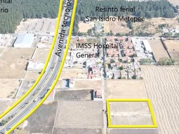 Terreno Habitacional en Venta en Llano Grande, Metepec