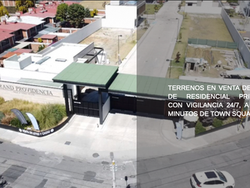 Terreno habitacional en venta en Metepec, Residencial La Providencia