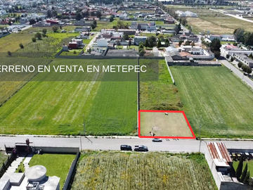 Terreno Comercial en Venta en Lázaro Cárdenas, Metepec - Excelente Ubicación