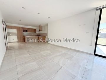 Departamento en Renta en Senzi Zibatá Queretaro | piso 3 | Elevador | 3 recamaras | 2 baños | Balcón con vista al valle
