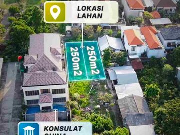 Tanah luas kecil jalan Tukad Badung 6 Renon