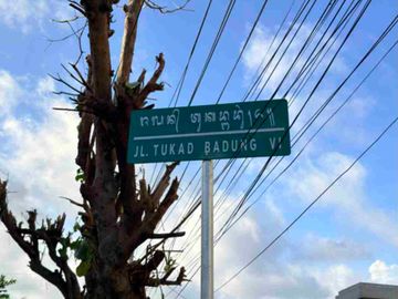 Tanah luas kecil jalan Tukad Badung 6 Renon