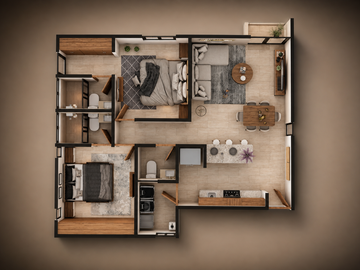 DEPARTAMENTO EN VENTA EN COL. VIRREYES