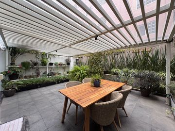 Precioso departamento amueblado con terraza techada en Polanquito!