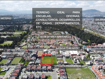 Terreno Comercial en Venta en La Providencia, Metepec