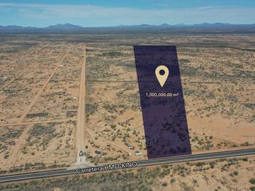 VENTA por mt2 Terreno Carretera Hmo - Bahia Kino