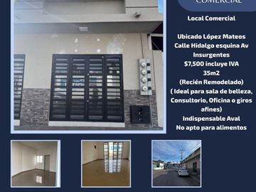 Local comercial en renta en Lopez Mateos