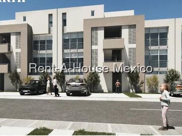 Zakia frente al jardin central rento departamento en privada con amenidades 2 recámaras 2 baños