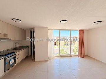 Zakia frente al jardin central rento departamento en privada con amenidades 2 recámaras 2 baños