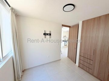 Zakia frente al jardin central rento departamento en privada con amenidades 2 recámaras 2 baños