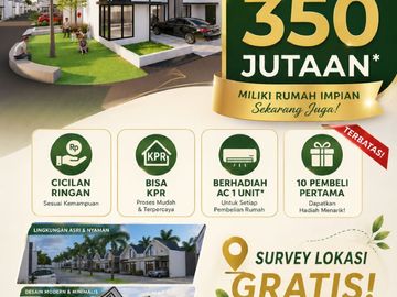 Miliki Rumah Impian Mulai 350 Jutaan di Griya Jenar Asri