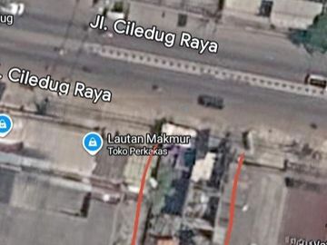 Dijual Tanah Kavling Luas 350 Meter di Ciledug Tangerang (Ada Bangunan) Lokasi Strategis
