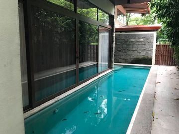 Dasmariñas Village, Makati | Elegant 3BR Executive Home with Private Lap Pool for Rent