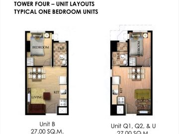 RFO 20K Monthly 1 Bedroom In Makati NEAR in MRT Magallanes Station