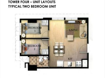 RFO 20K Monthly 1 Bedroom In Makati NEAR in MRT Magallanes Station