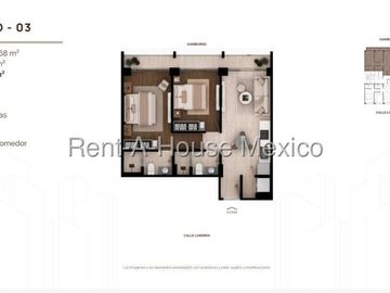 Departamento en Preventa 1 recamara, 1 baño, 1 estacionamiento, calle Hamburgo, colonia Juarez, Cuauhtémoc, 27615MZ