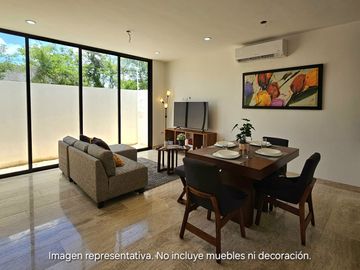 Townhouse de 2 recámaras en Venta. Cholul, Yucatán.