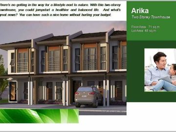 Preselling 2 bedroom townhouse for sale in The Wellington Green Compostela Cebu