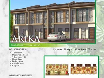 Preselling 2 bedroom townhouse for sale in The Wellington Green Compostela Cebu