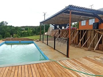 Parcela Chancoyan Casa, Piscina , Tinaja
