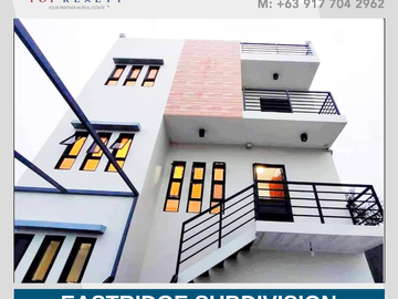 BRAND NEW HOUSE FOR SALE IN EASTRDIGE EXECUTIVE SUBDIVISION BINANGONAN RIZAL