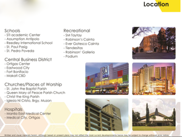 1BR & 2BR Affordable Quality Condo (RFO) in Ortigas Ext. Taytay Rizal