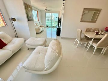 Apartamento en altos de riomar barranquilla de 3 habitaciones vista al rio