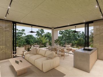 Penthouse con Rooftop y Jacuzzi privado, Zona grill venta, Playacar, Playa del Carmen