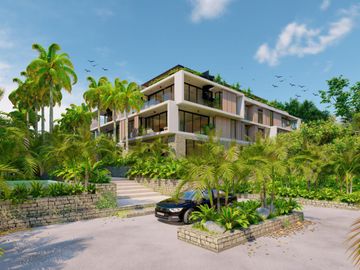Penthouse con Rooftop y Jacuzzi privado, Zona grill venta, Playacar, Playa del Carmen