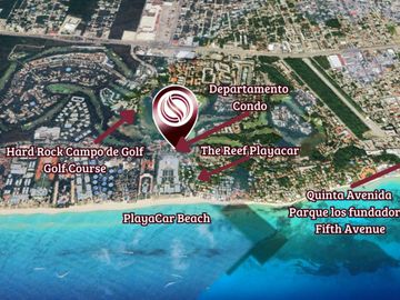 Penthouse con Rooftop y Jacuzzi privado, Zona grill venta, Playacar, Playa del Carmen