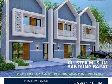 Rumah 2 Lantai Murah Dekat Kota Baru Parahyangan Bandung Barat Nego