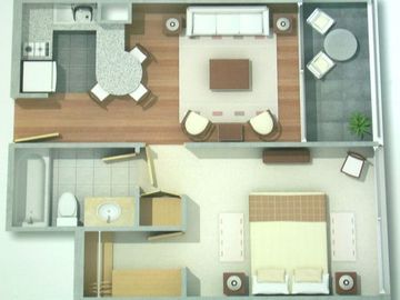 Venta departamento 1d/1B E/B Metro Manquehue
