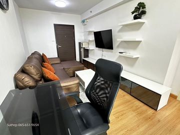 For sale cheaper than appraisal Supalai City Resort Rayong Condo, 20th floor, usable area 45 sq m, near Sri Muang Park, Choeng Noen, Rayong (fully fur