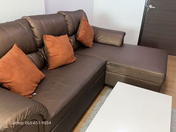 For sale cheaper than appraisal Supalai City Resort Rayong Condo, 20th floor, usable area 45 sq m, near Sri Muang Park, Choeng Noen, Rayong (fully fur