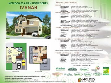 The 2-Storey House for Sale in Metrogate Silang Estates via CALAX