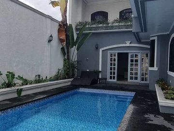 800 sqm Lot With 2-Storey House and private pool for SALE in Hensonville Angeles City Pampanga near CLark