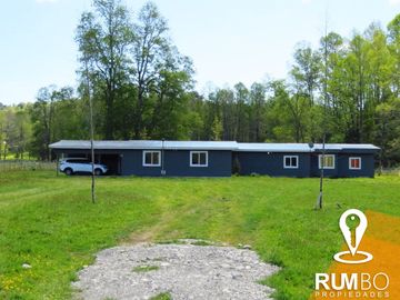 Casa de 220m²  y cabañas en Parcela 5.000m² Quetroco - Villarrica
