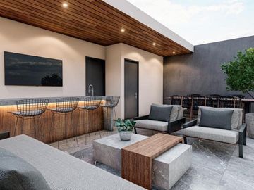VENTA DE CASA DE 3 NIVELES CON ESPECTACULAR ROOF GARDEN